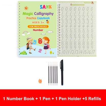 Magic Practice Copybook Set (4 Pcs) 