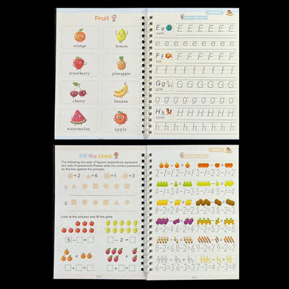 Magic Practice Copybook Set (4 Pcs) 