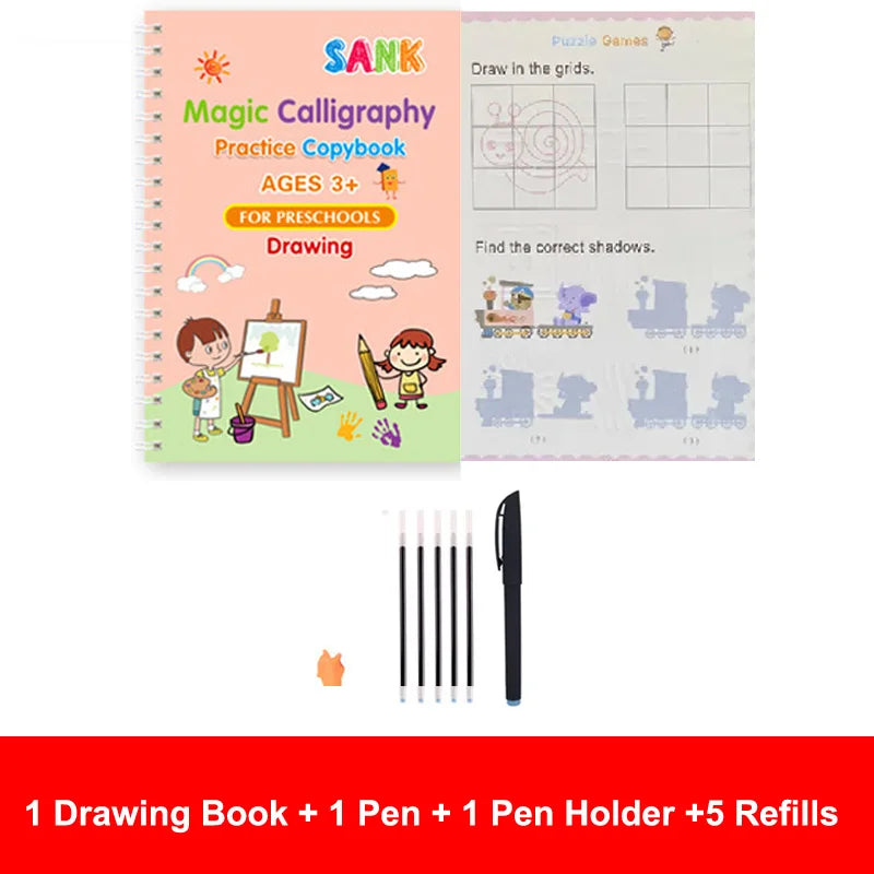 Magic Practice Copybook Set (4 Pcs) 